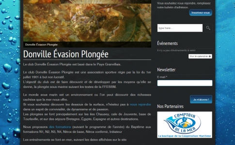 Développeur Web Donville Évasion Plongée