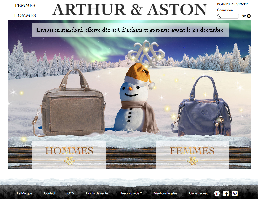 E-boutique Arthur et Aston